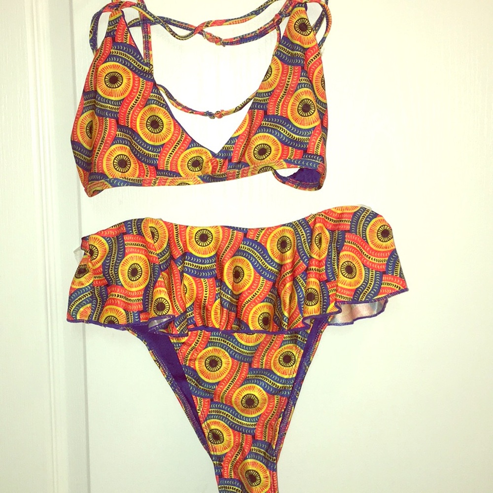 High waist, 2piece, cheeky swimsuit - Picture 1 of 1